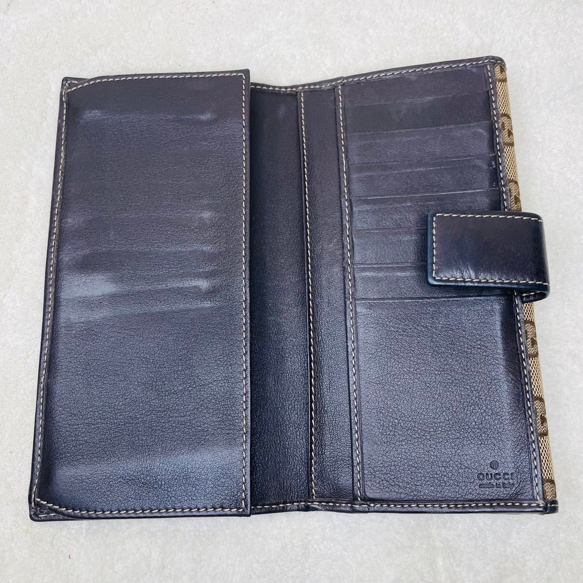GUCCI グッチ 長財布 ウォレット GGキャンバス レザー ラブリー GUCCI グッチ 長財布 ウォレット GGキャンバス レザー ラブリー