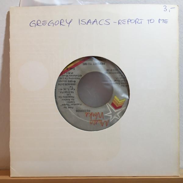 ★Gregory Isaacs/Report To Me★KILLER DIGI！7inch 45_画像3