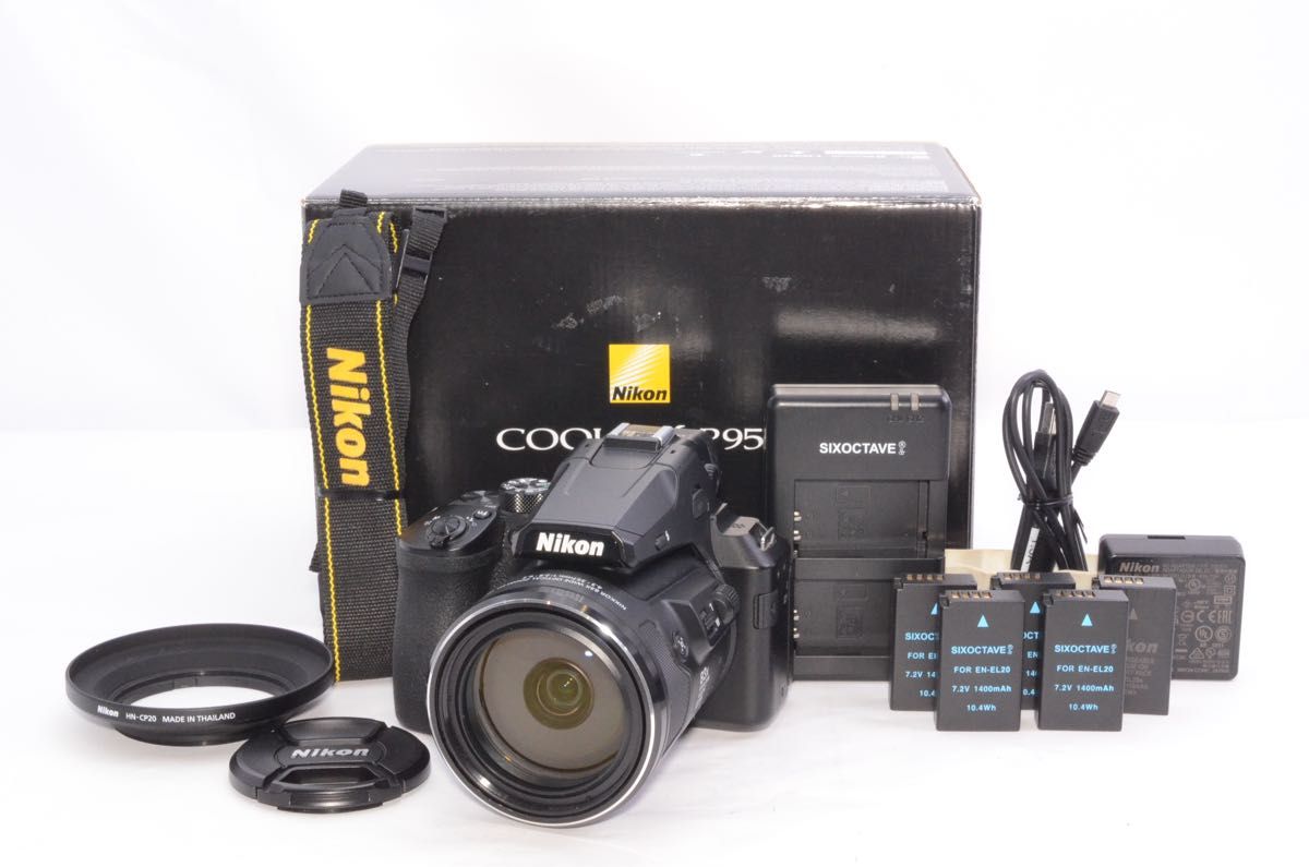 美品】Nikon COOLPIX P950 バッテリー5個付き ニコン 美品】Nikon COOLPIX P950 バッテリー5個付き ニコン