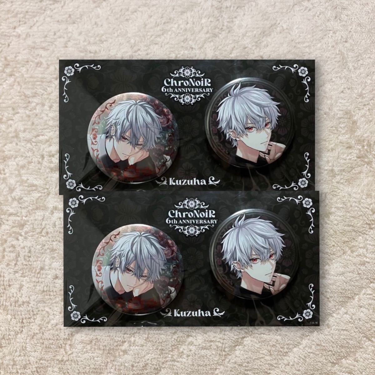 にじさんじ ChroNoiR 6th ANNIVERSARY 箔押し缶バッジセット にじさんじ ChroNoiR 6th ANNIVERSARY 箔押し缶バッジセット