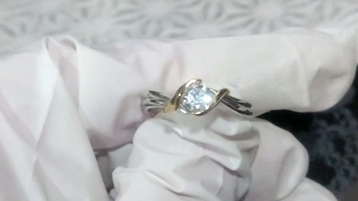 【新品仕上げ済み】 Pt900 K18 0.41ct ダイヤモンド コンビリング 12号