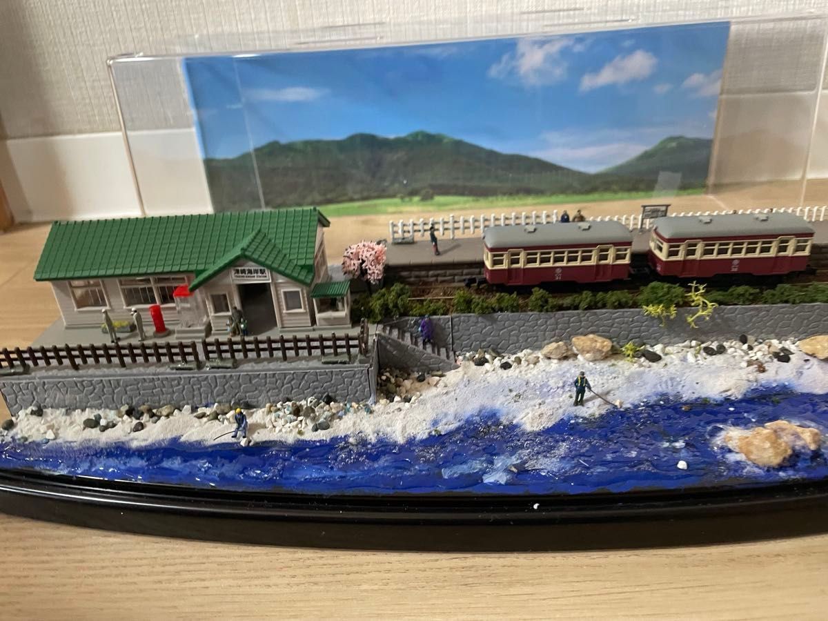 鉄道ジオラマ(海辺の終着駅) Nゲージ クリアケース付|Yahoo 鉄道ジオラマ(海辺の終着駅) Nゲージ クリアケース付|Yahoo