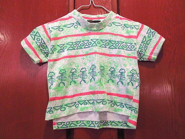  Vintage 90\'s*BEACH EQUIPMENT Kids total pattern T-shirt size3T*200418s10-k-tsh old clothes child clothes short sleeves shirt 