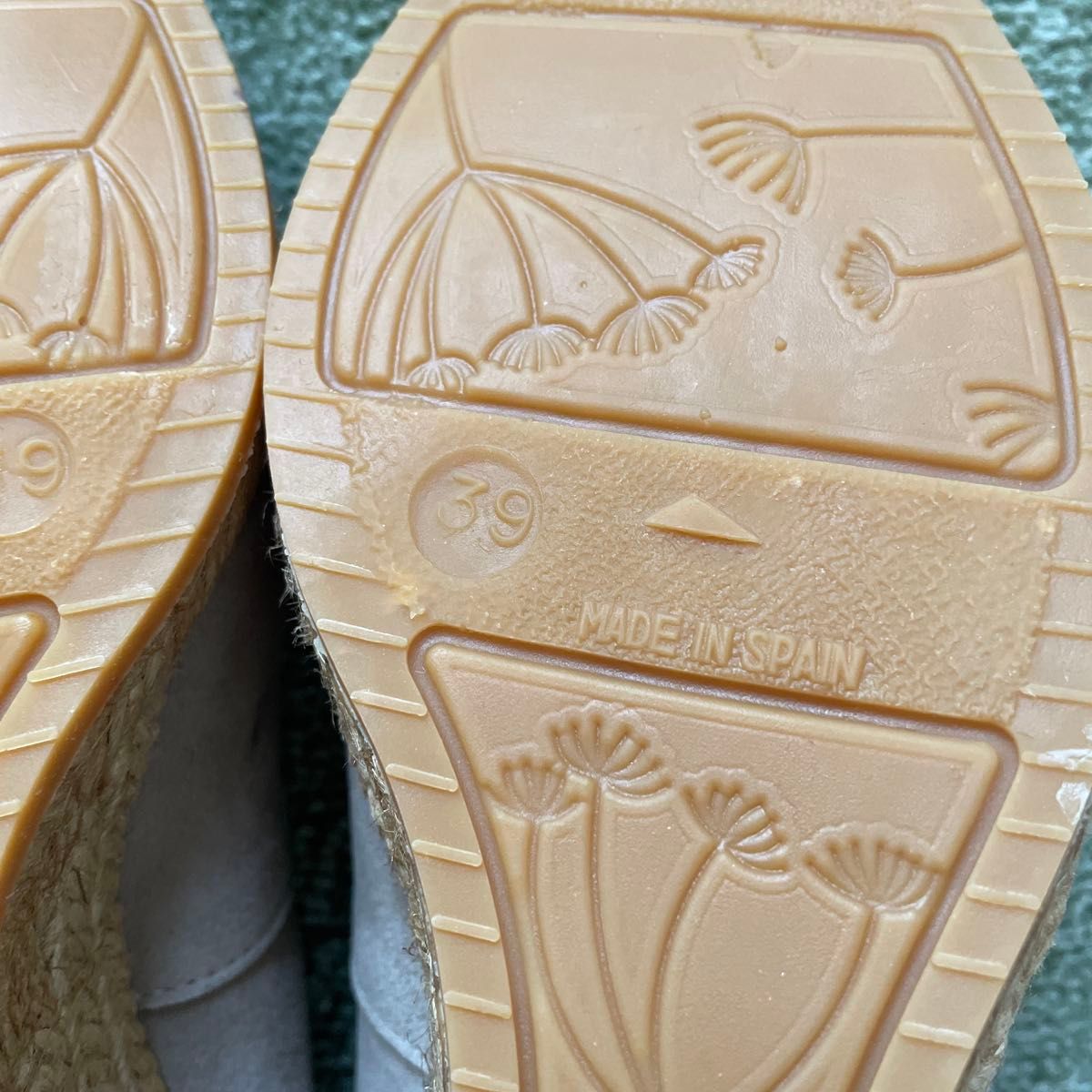 贅沢品 gaimo TEVA パンプス ウェッジソール ガイモスエードレザー ANTE 靴