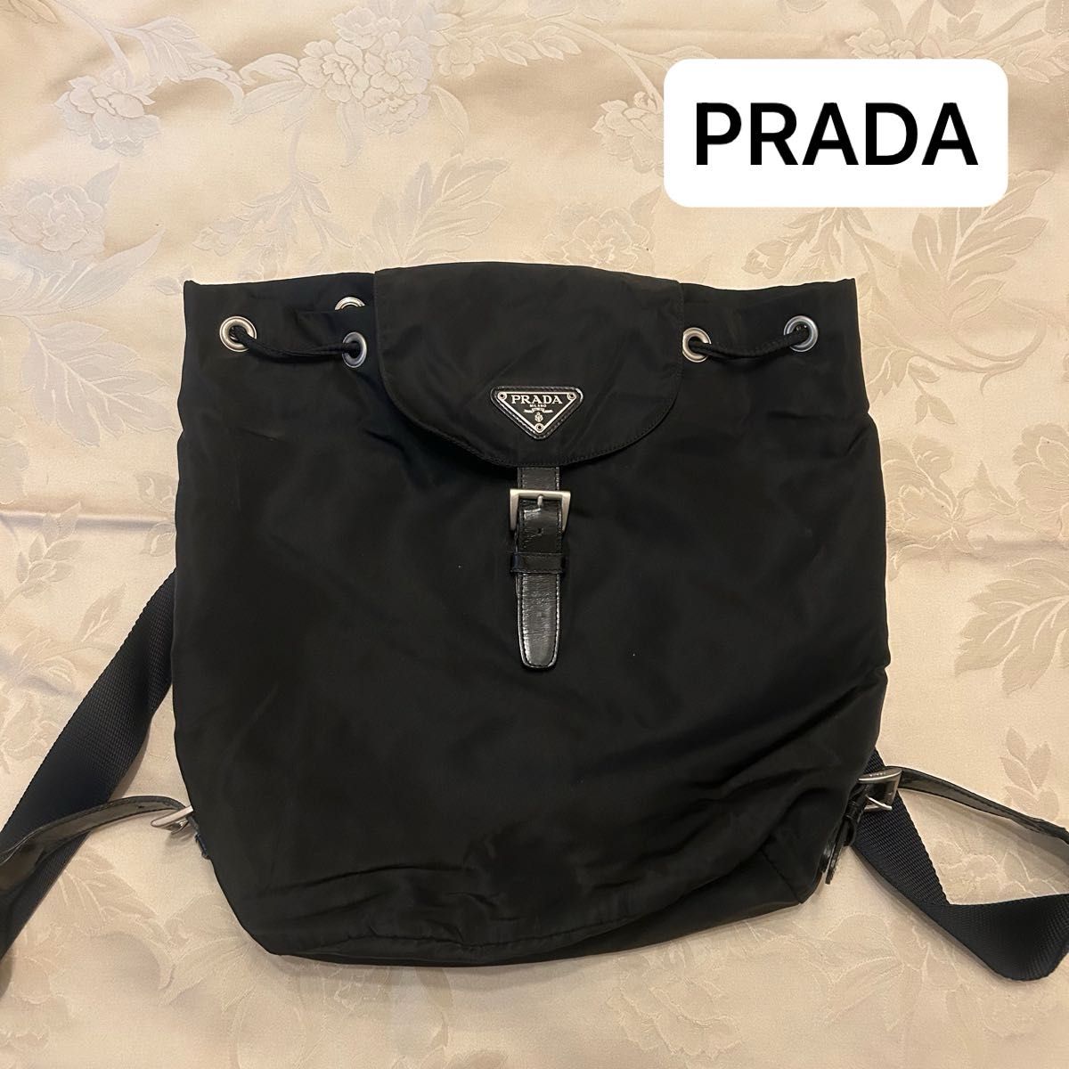 未使用】PRADA プラダ ナイロン リュックサック バックパック 未使用】PRADA プラダ ナイロン リュックサック バックパック