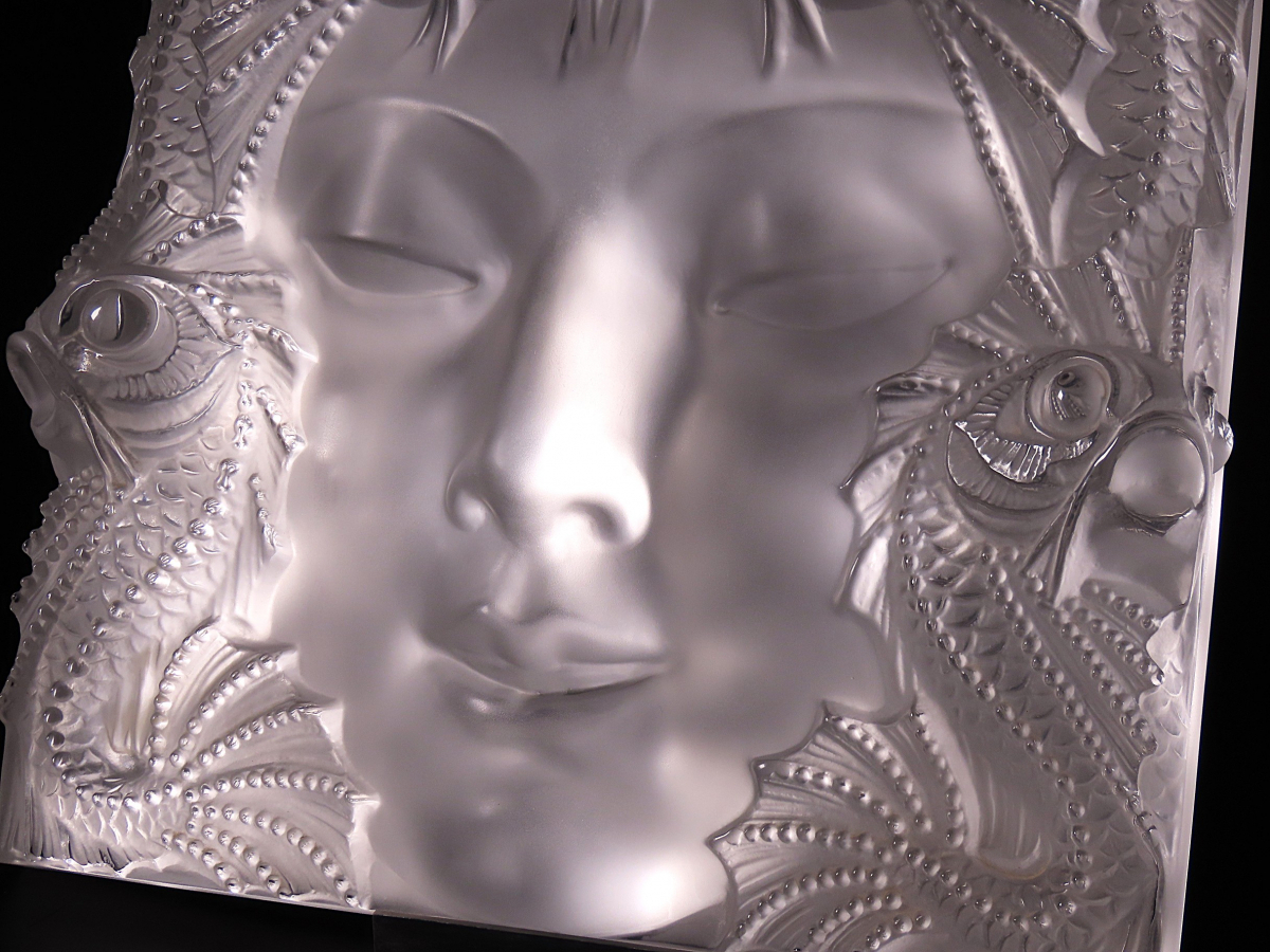 晃】最高級作品 Rene Lalique ルネ・ラリック 『Masque de Femme 晃】最高級作品 Rene Lalique ルネ・ラリック 『Masque de Femme