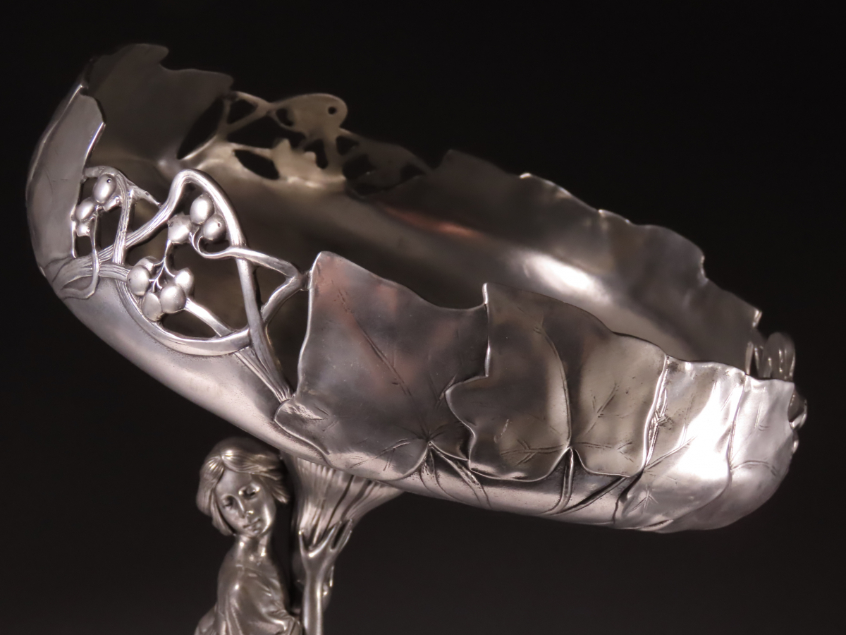 晃】20世紀初頭 アールヌーヴォー期 GSW Pewter ピューター 最 晃】20世紀初頭 アールヌーヴォー期 GSW Pewter ピューター 最