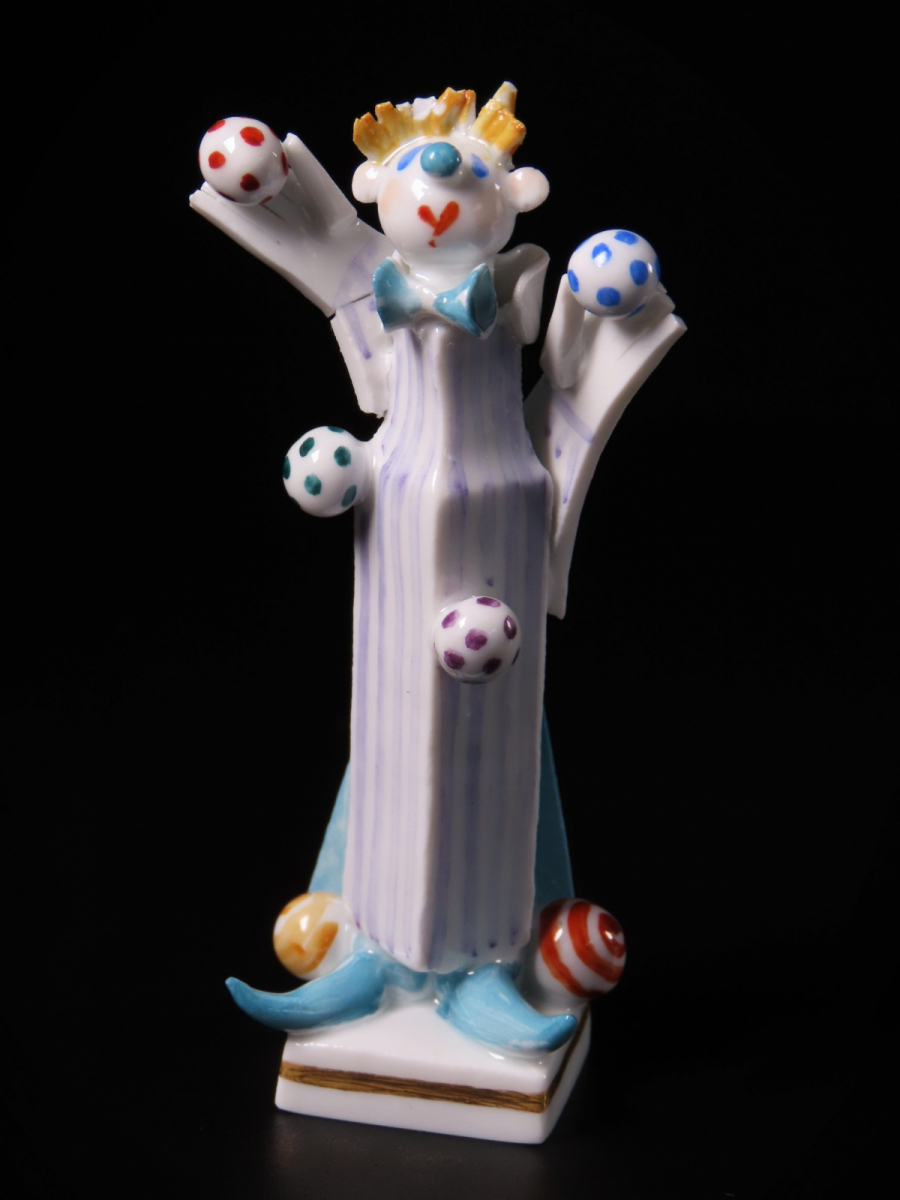 晃】MEISSEN マイセン ペーター・シュトラング原型 『ピエロ 晃】MEISSEN マイセン ペーター・シュトラング原型 『ピエロ