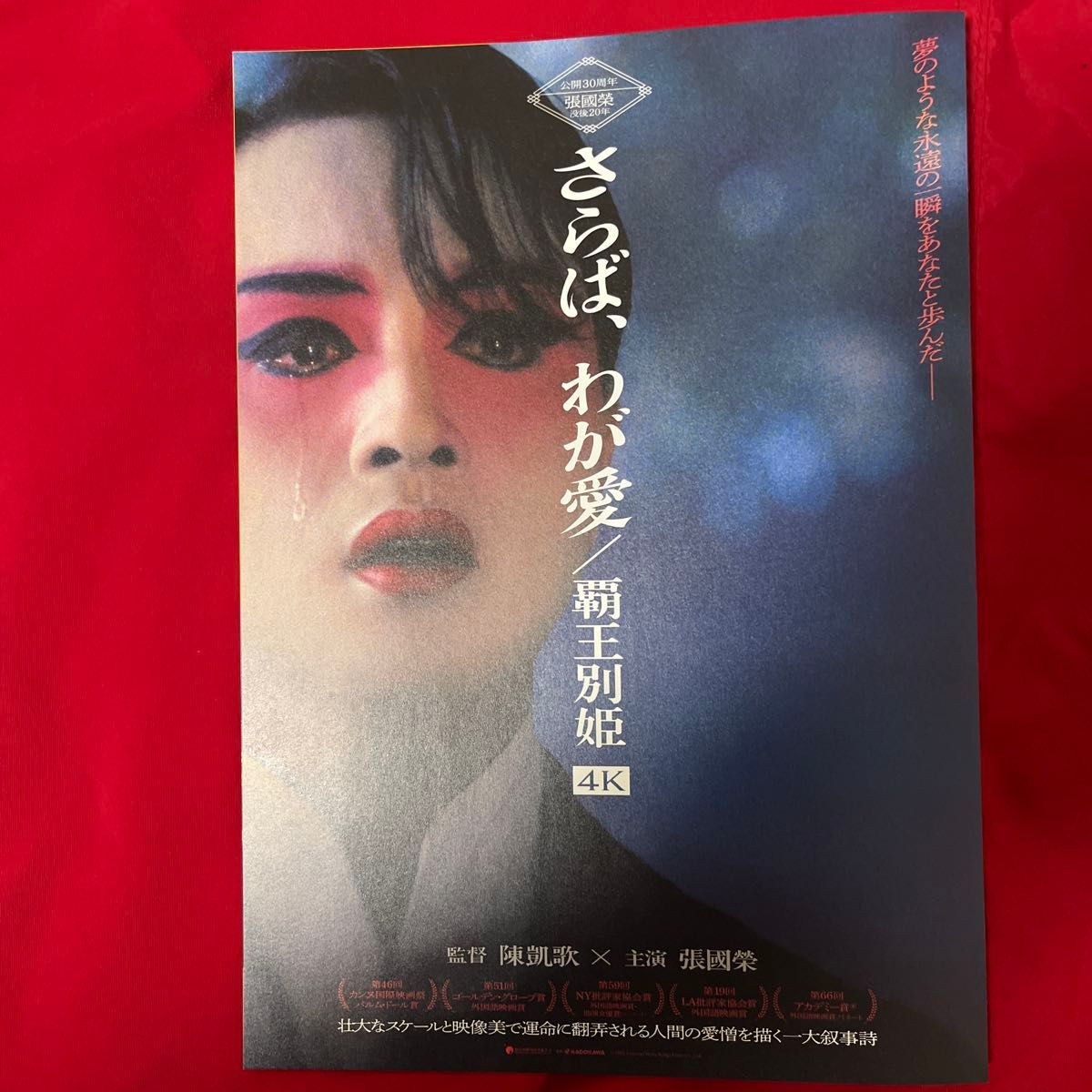 セール特価 覇王別姫 わが愛 さらば レスリー・チャン 廃盤 劇場 写真集 アート・デザイン・音楽