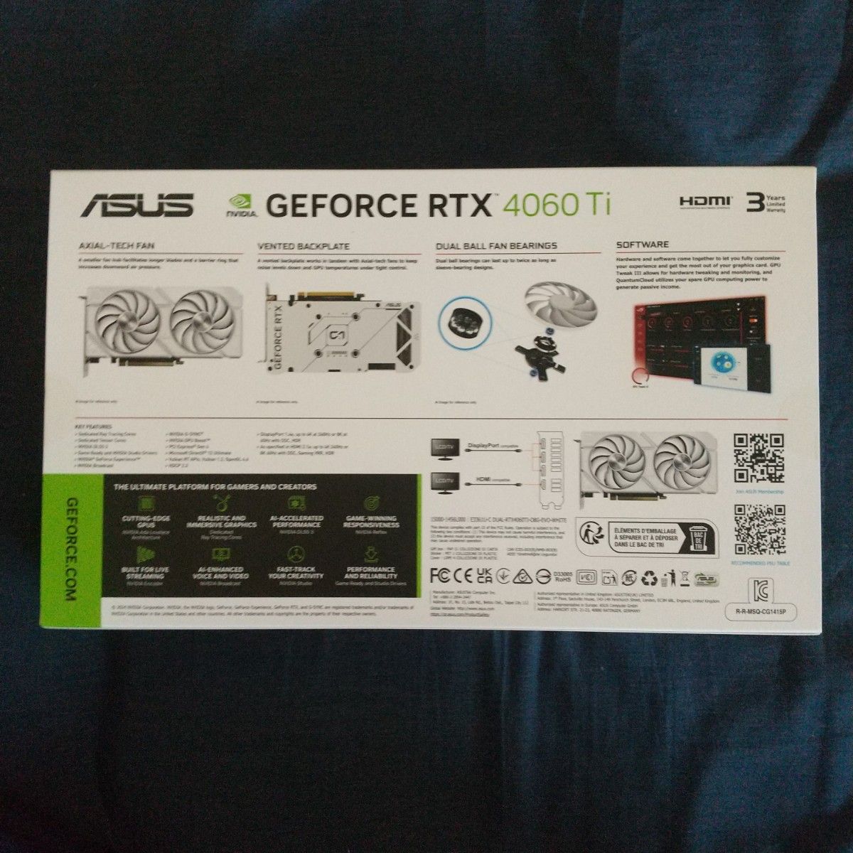 ASUS GeForce RTX 4060 Ti 8GB OC未開封品|Yahoo!フリマ(旧 ASUS GeForce RTX 4060 Ti 8GB OC未開封品|Yahoo!フリマ(旧