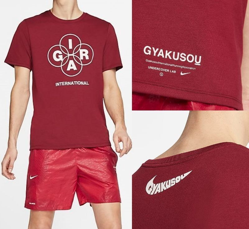 残少 L ナイキ GYAKUSOU ランニング Tシャツ ショーツ 上下 残少 L ナイキ GYAKUSOU ランニング Tシャツ ショーツ 上下