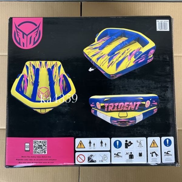 新品 HO SPORTS TRIDENT3 3人乗りトーイングチューブ 電動ポンプ 新品 HO SPORTS TRIDENT3 3人乗りトーイングチューブ 電動ポンプ