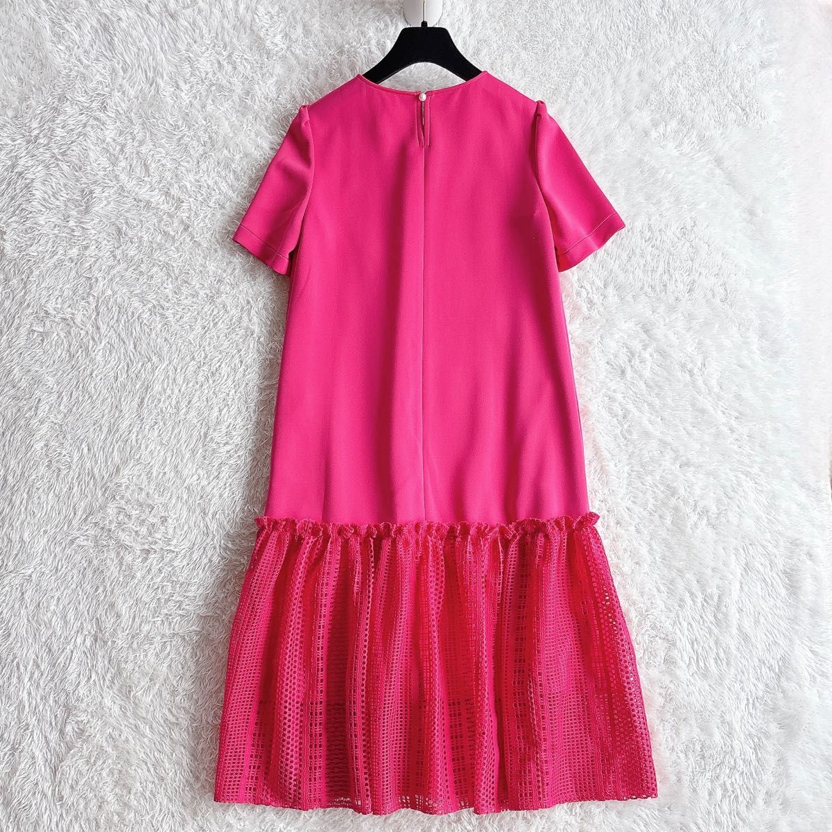 2023 Rene “Happy Berry” ワンピース ベリーピンク 36 パール 2023 Rene “Happy Berry” ワンピース ベリーピンク 36 パール