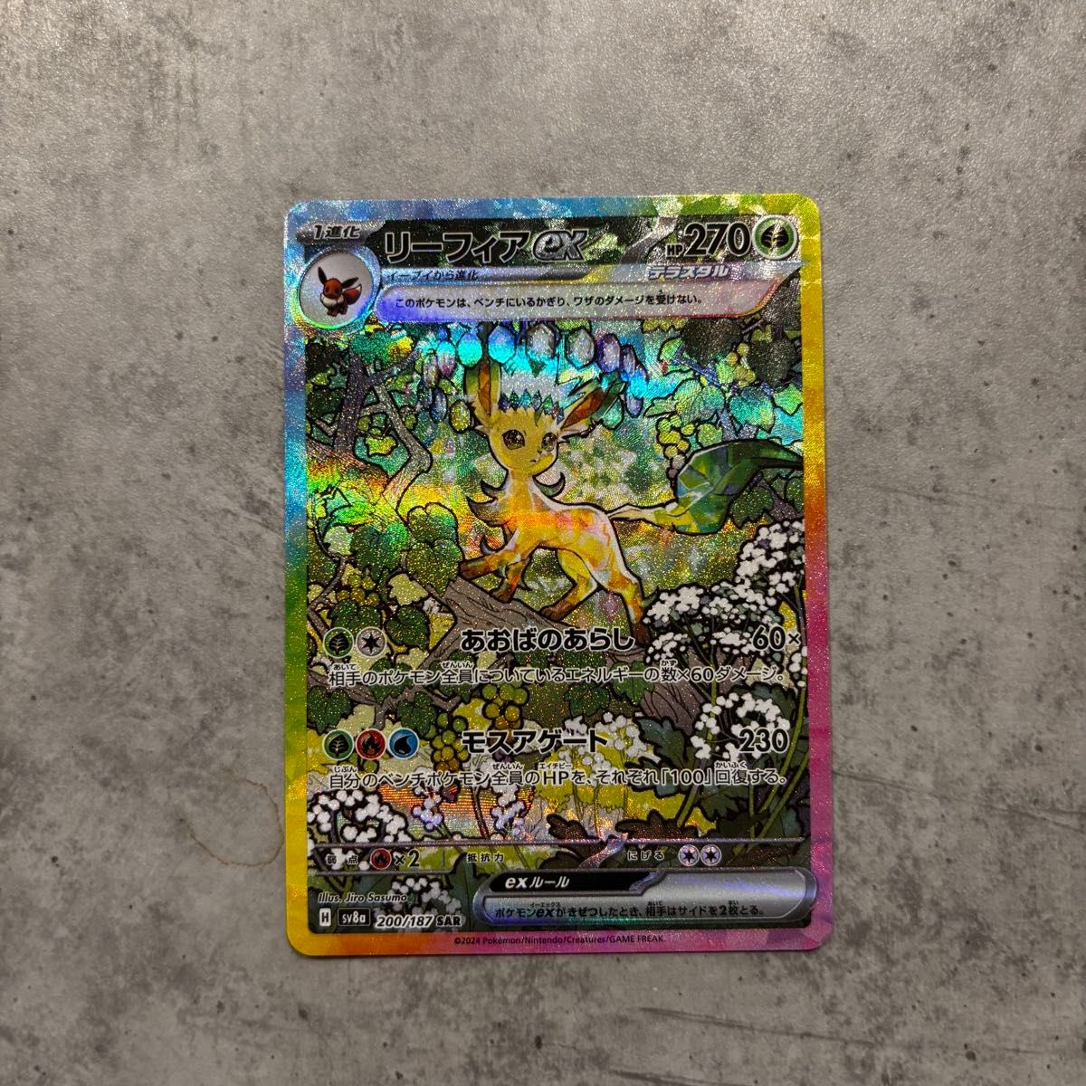リーフィアex SAR テラスタルフェスex ポケモンカード ポケモン リーフィアex SAR テラスタルフェスex ポケモンカード ポケモン