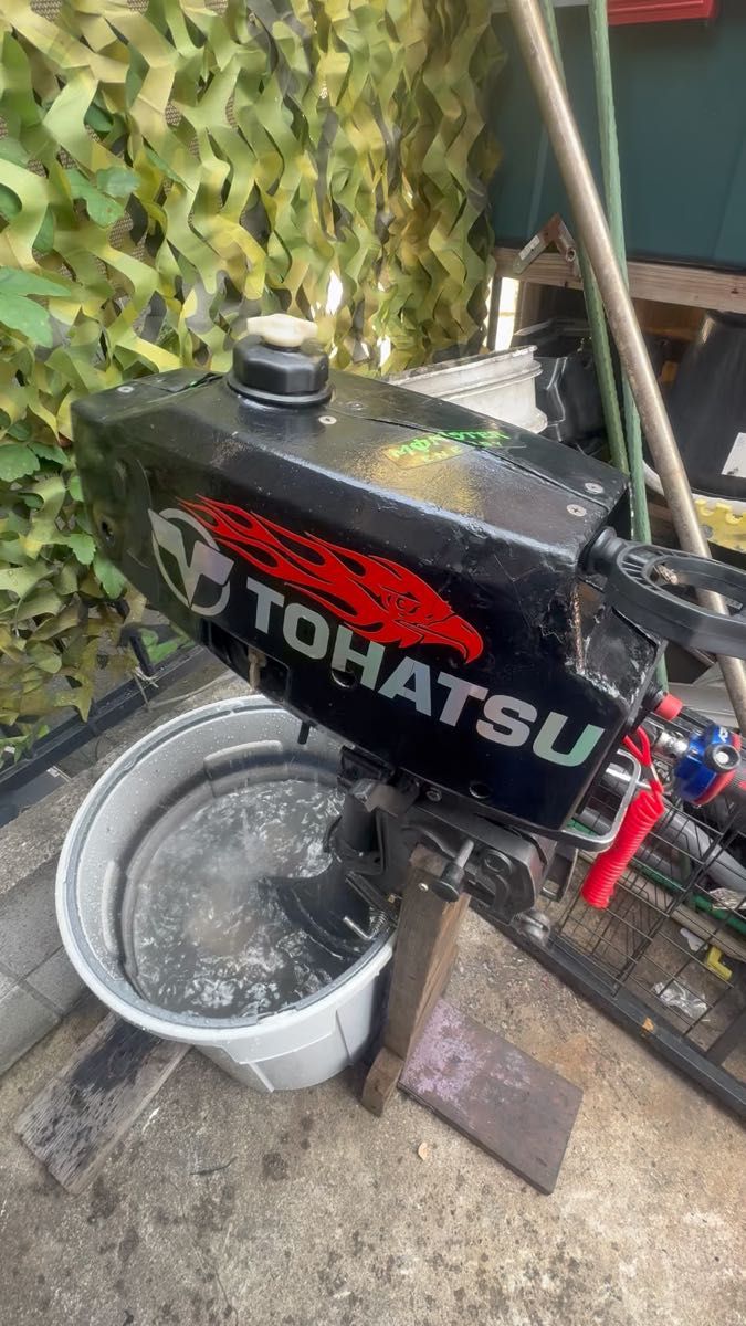トーハツ船外機2馬力 改