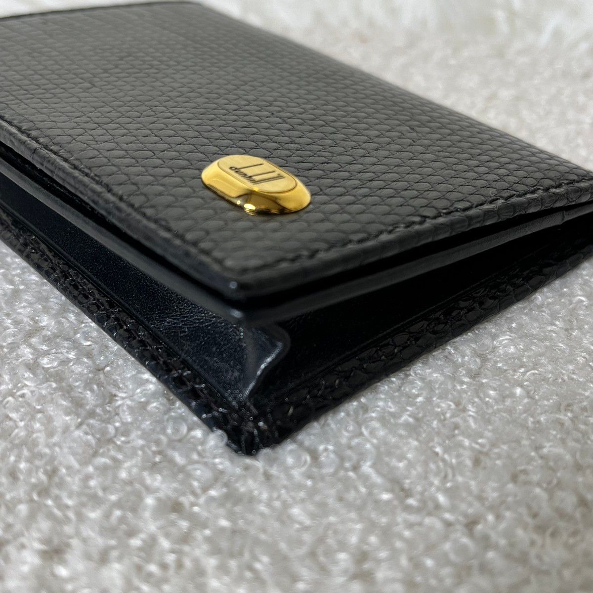 新品未使用 dunhill カードケース レザー クロコ型押し 箱・保存 新品未使用 dunhill カードケース レザー クロコ型押し 箱・保存