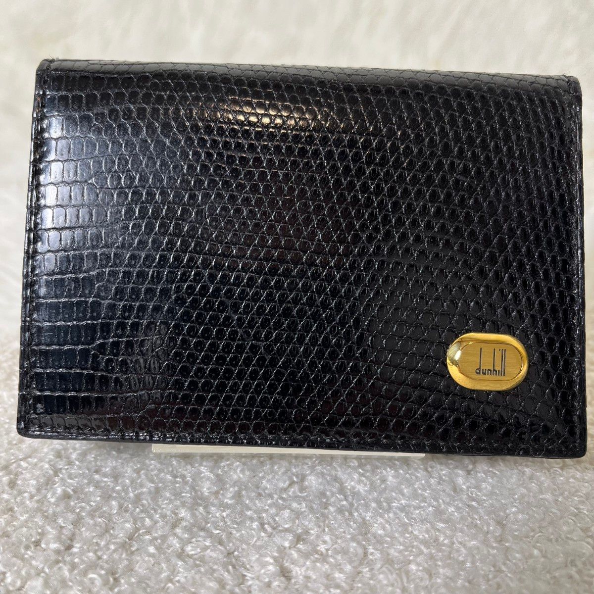 新品未使用 dunhill カードケース レザー クロコ型押し 箱・保存 新品未使用 dunhill カードケース レザー クロコ型押し 箱・保存