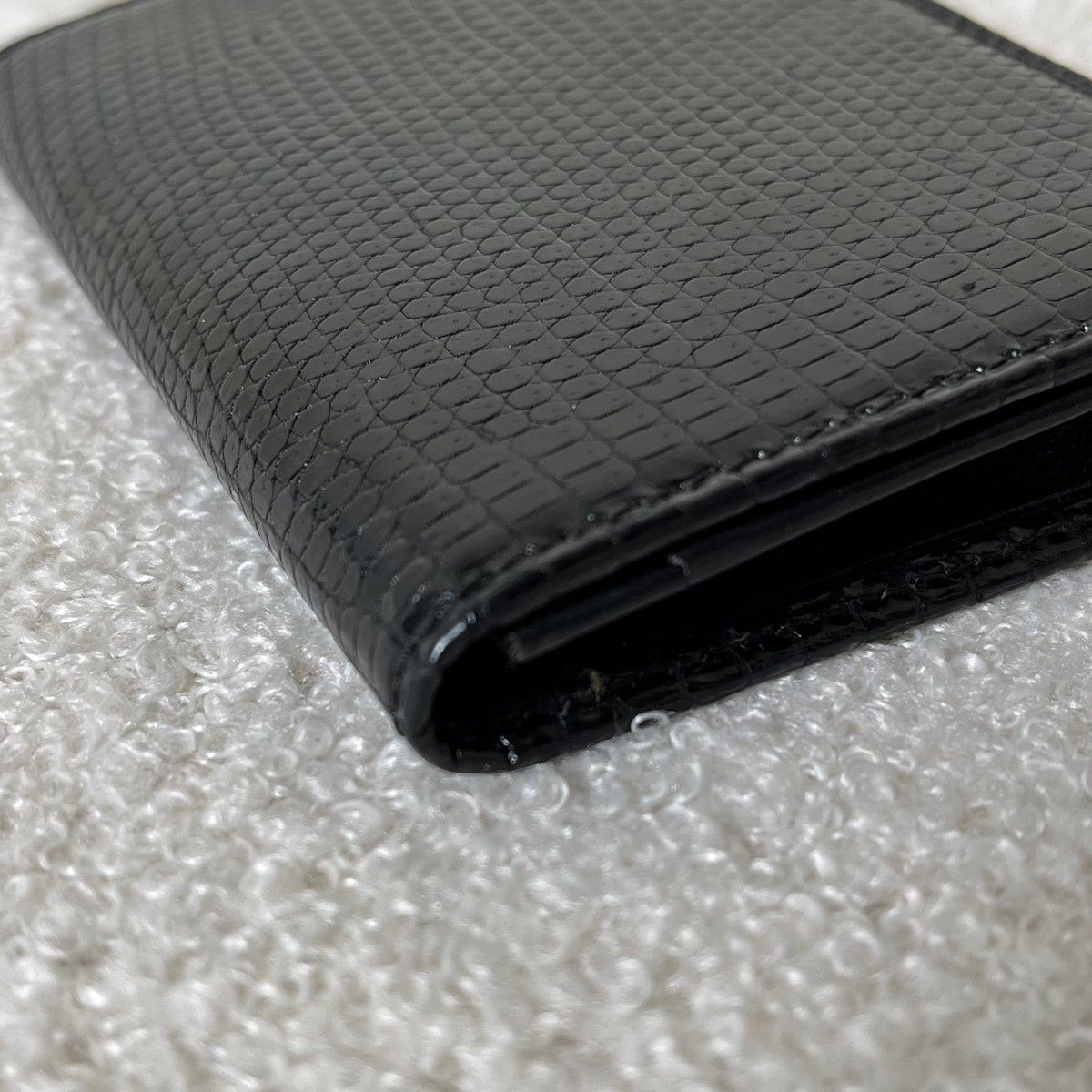 新品未使用 dunhill カードケース レザー クロコ型押し 箱・保存 新品未使用 dunhill カードケース レザー クロコ型押し 箱・保存