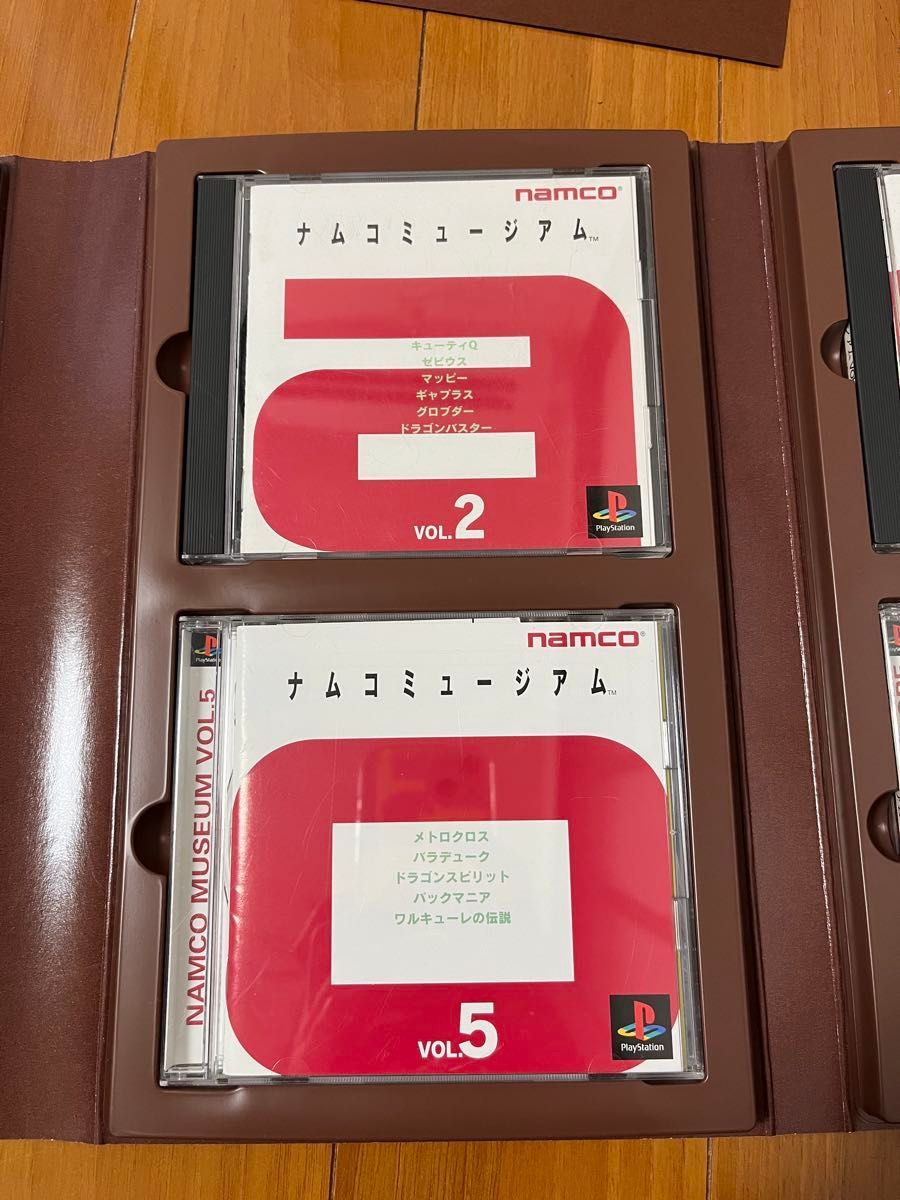 PS1ソフト ナムコミュージアム VOL 1〜5 アンコール フルコンプ PS1ソフト ナムコミュージアム VOL 1〜5 アンコール フルコンプ