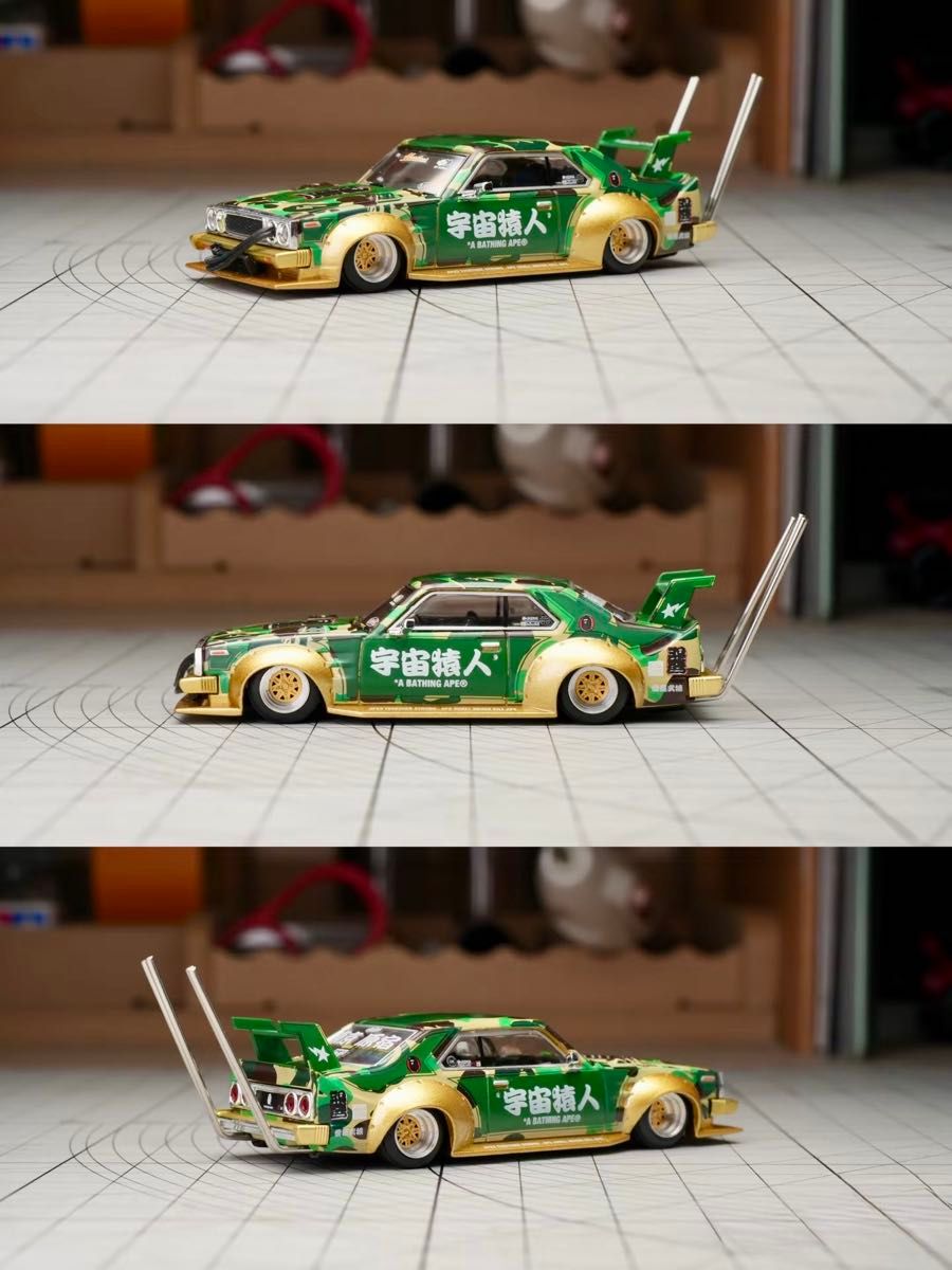 Pop Race BAPE 30周年 暴走族 日産 スカイライン シルビア C210 Pop Race BAPE 30周年 暴走族 日産 スカイライン シルビア C210
