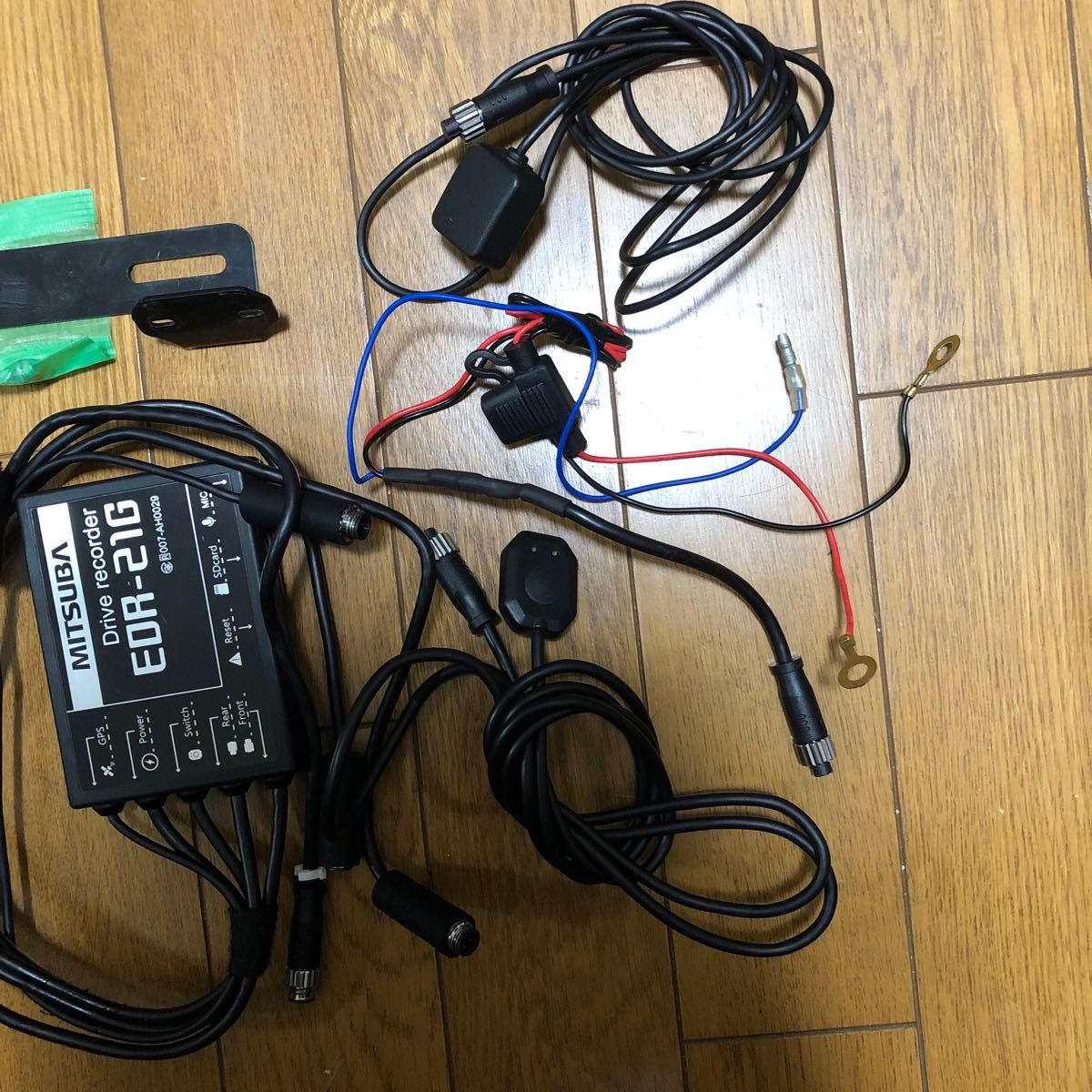 MITSUBA バイク専用ドライブレコーダー EDR-21G 使用済みの中古 MITSUBA バイク専用ドライブレコーダー EDR-21G 使用済みの中古