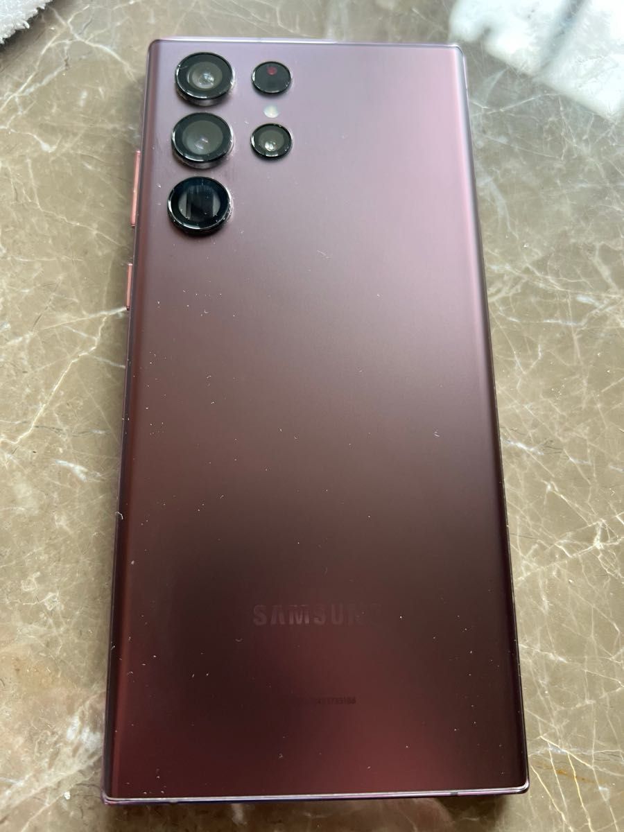 Samsung Galaxy S22 Ultra 5G 128GB バーガンディ 北米版 SM Samsung Galaxy S22 Ultra 5G 128GB バーガンディ 北米版 SM