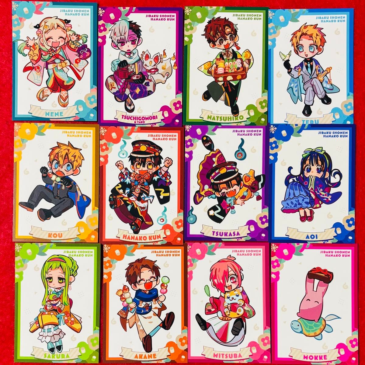 地縛少年花子くん ミュージアム 特典 イラストカード 全12種 地縛少年花子くん ミュージアム 特典 イラストカード 全12種