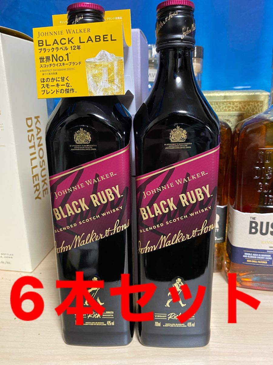 ジョニーウォーカー ブラックルビー6本セット|Yahoo!フリマ(旧 ジョニーウォーカー ブラックルビー6本セット|Yahoo!フリマ(旧