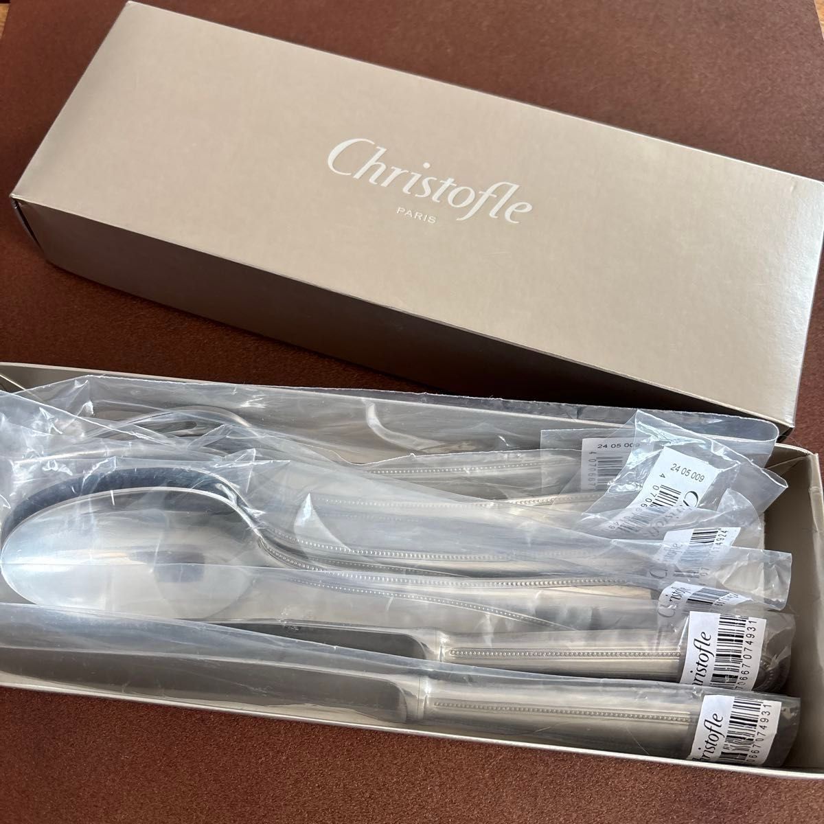 クリストフル パール2 テーブルフォーク テーブルナイフ クリストフル パール2 テーブルフォーク テーブルナイフ