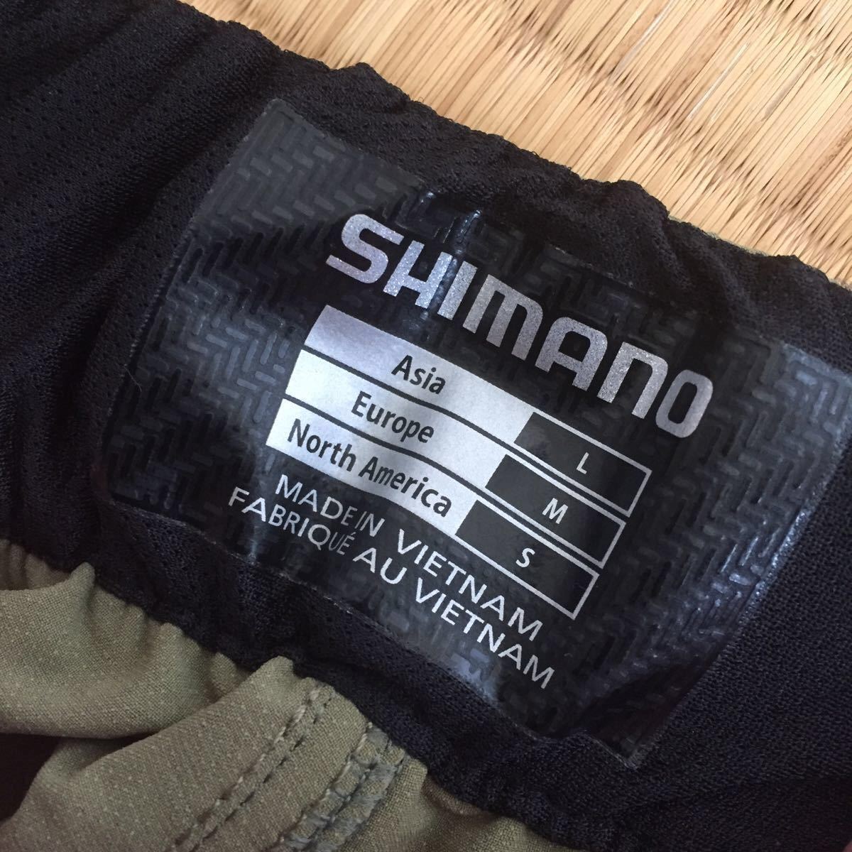  Shimano MS водоотталкивающий брюки PA-001N пепел оливковый (L) стрейч брюки 