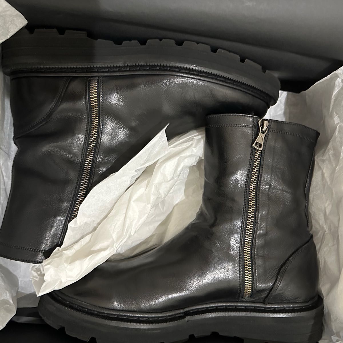 STURLINI】 BOOTS BOTH SIDES ZIP UP 39 ブラック ショート STURLINI】 BOOTS BOTH SIDES ZIP UP 39 ブラック ショート