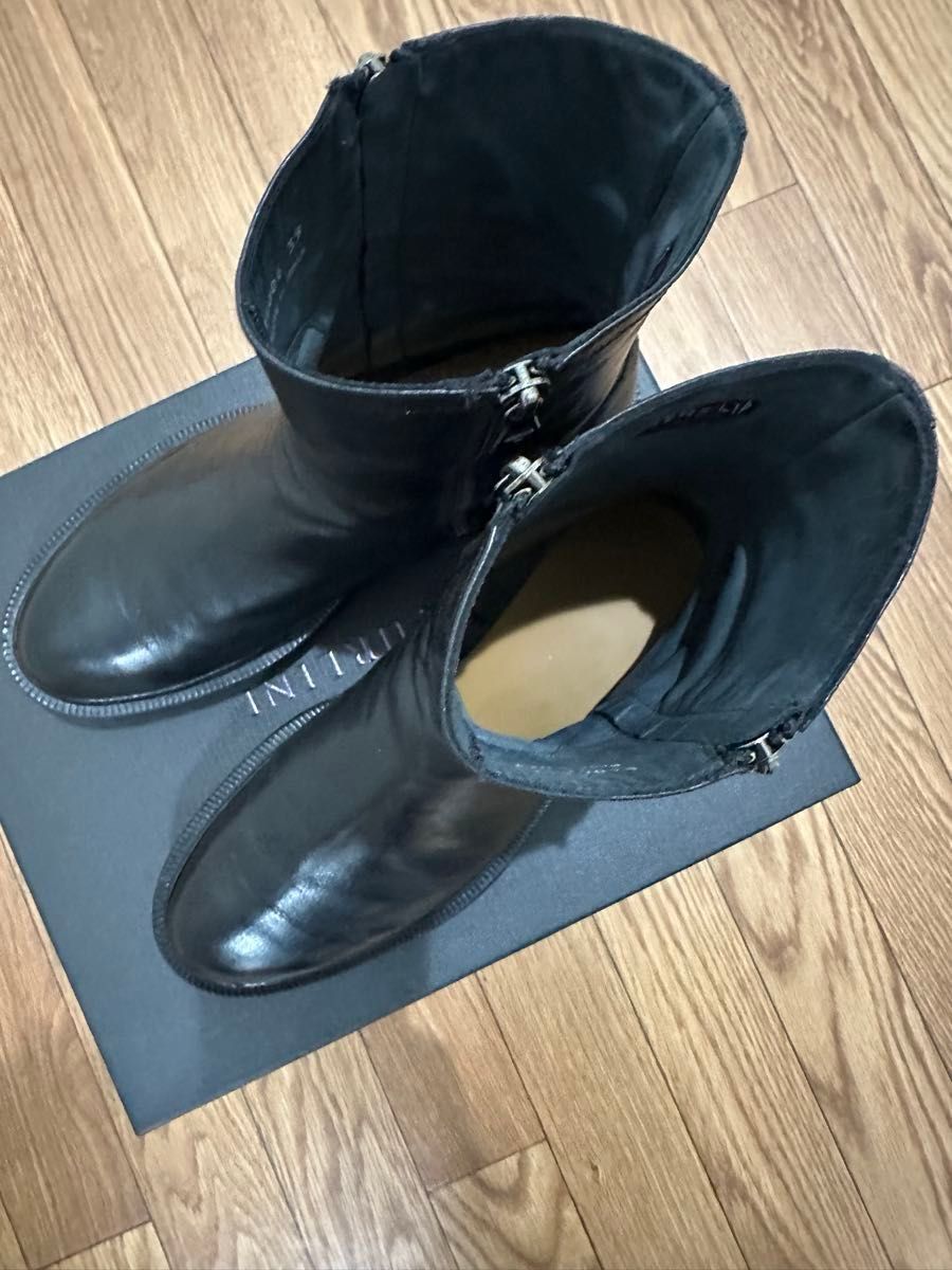 STURLINI】 BOOTS BOTH SIDES ZIP UP 39 ブラック ショート STURLINI】 BOOTS BOTH SIDES ZIP UP 39 ブラック ショート