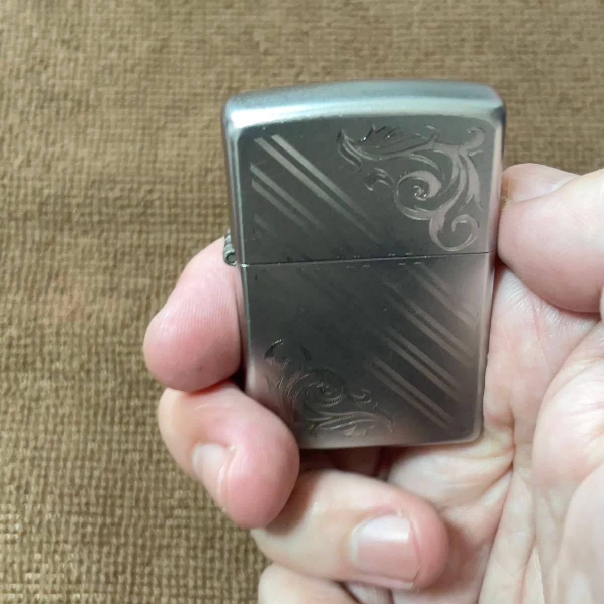 ZIPPO チューニング 片面加工 2014年製 ジッポ 火花確認済