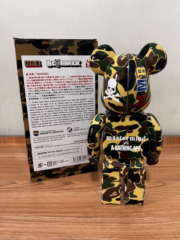 BE@RBRICK mastermind VS A BATHING APE ベアブリック 400 BE@RBRICK mastermind VS A BATHING APE ベアブリック 400