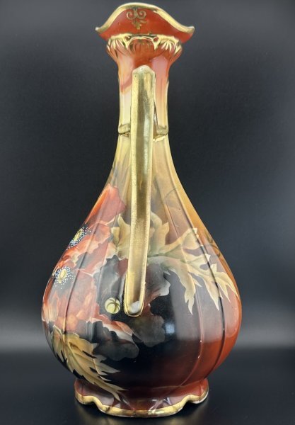 高さ30cm!1890年代 初期オールドノリタケ銘品!! 金盛 百花繚乱 高さ30cm!1890年代 初期オールドノリタケ銘品!! 金盛 百花繚乱