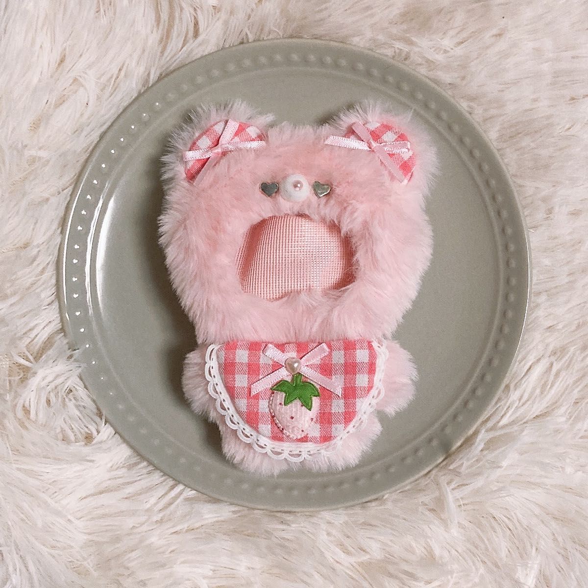 ハンドメイド にじぱぺっと くま 着ぐるみ 10cm ぬい服 ぬい活 ハンドメイド にじぱぺっと くま 着ぐるみ 10cm ぬい服 ぬい活