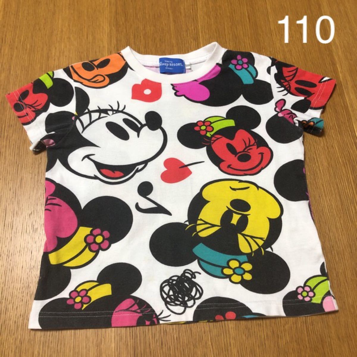 Paypayフリマ ディズニー ミニー Tシャツ 110 半袖tシャツ