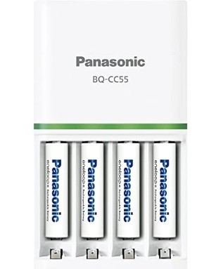 PANASONIC ENELOOP QUICK BATTERY CHARGER SET SIZE4X4 STANDARD MODEL K-KJ55MCC04