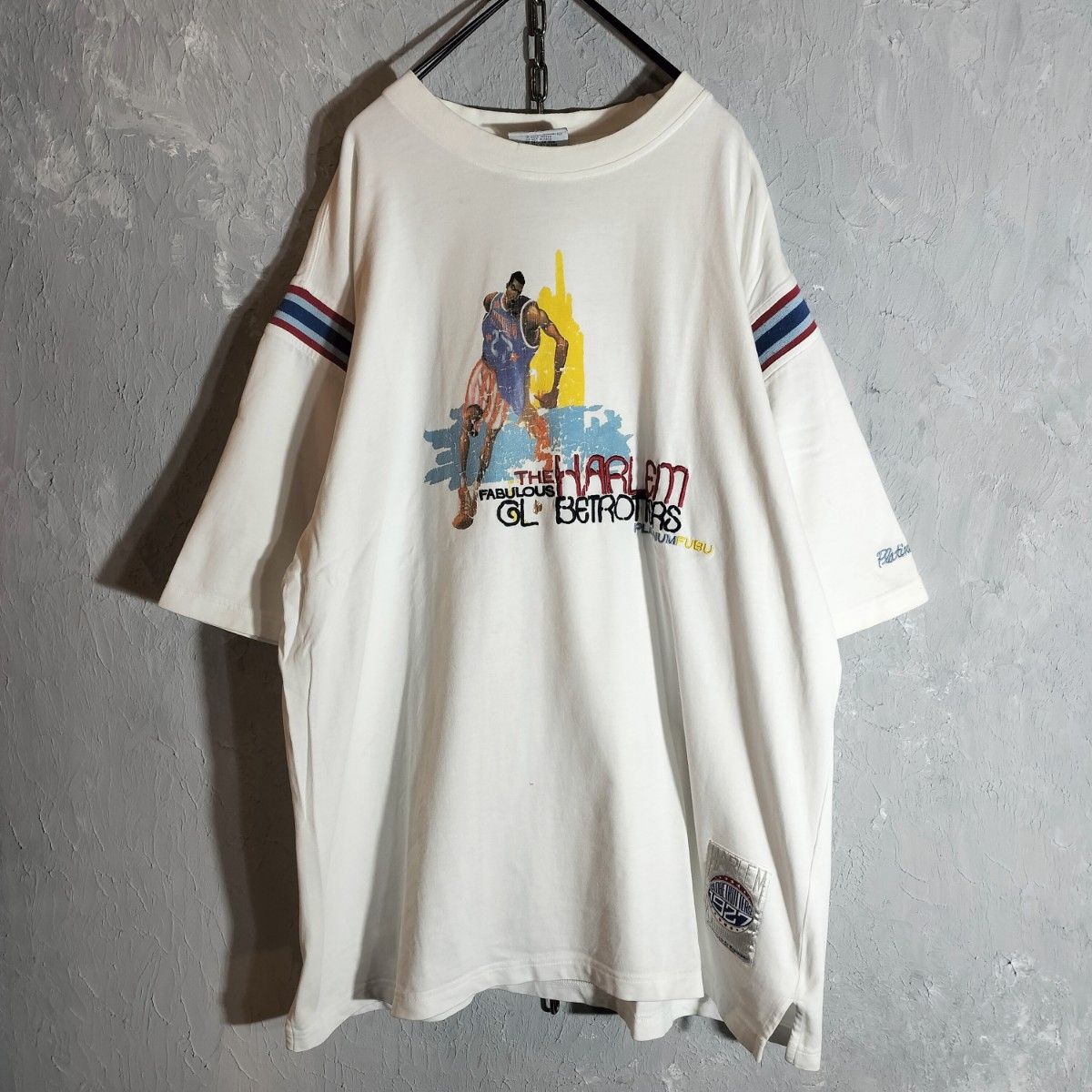 90s platinum FUBU Harlem globe trotters ヘビーウェイト T 90s platinum FUBU Harlem globe trotters ヘビーウェイト T