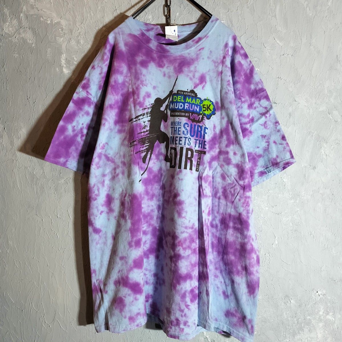 バックプリント タイダイ染め 半袖 イベント Tシャツ 両面 バックプリント タイダイ染め 半袖 イベント Tシャツ 両面