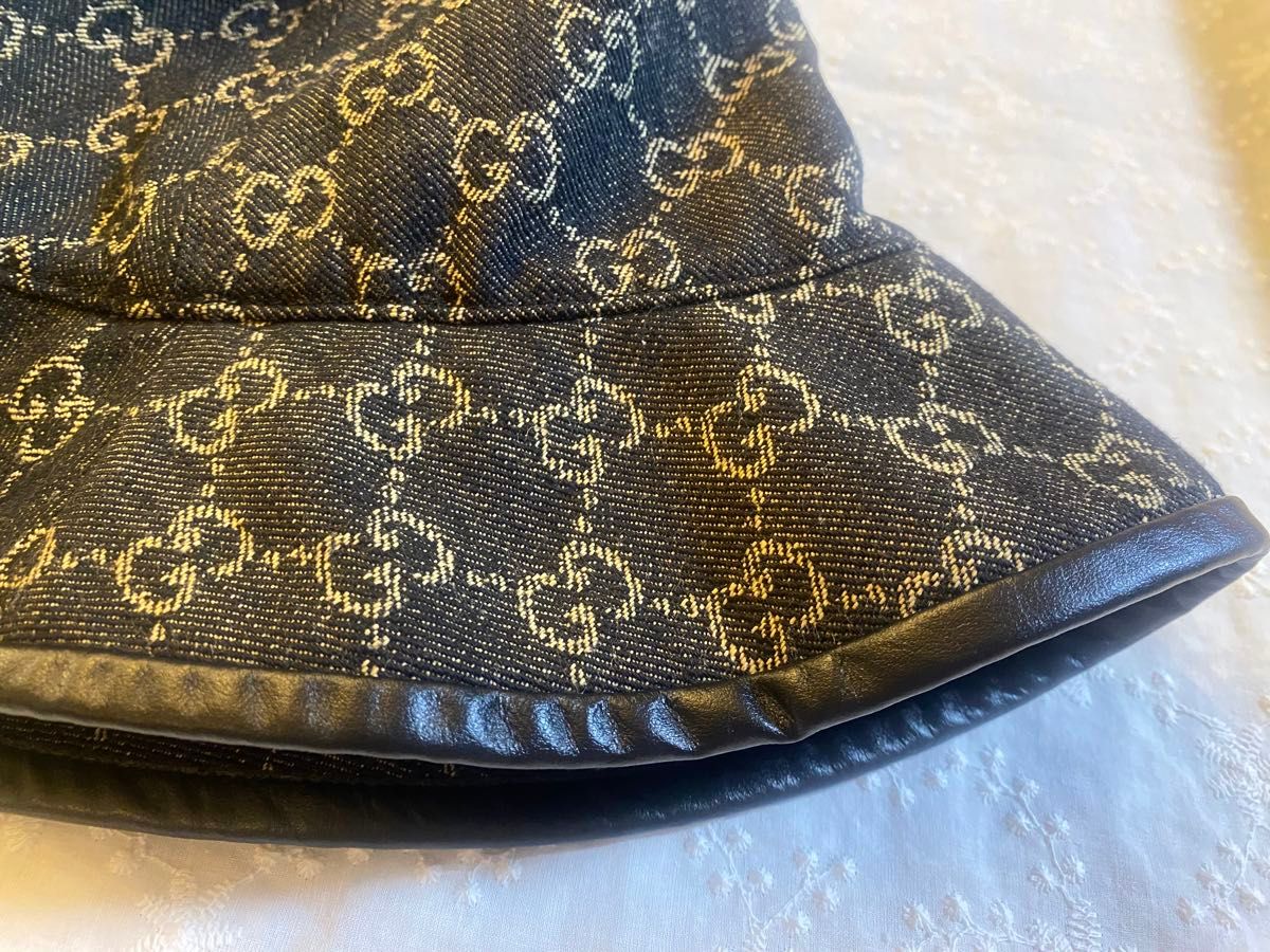 Gucci グッチ 帽子 ギャップ GGデニム バケットハット|Yahoo Gucci グッチ 帽子 ギャップ GGデニム バケットハット|Yahoo
