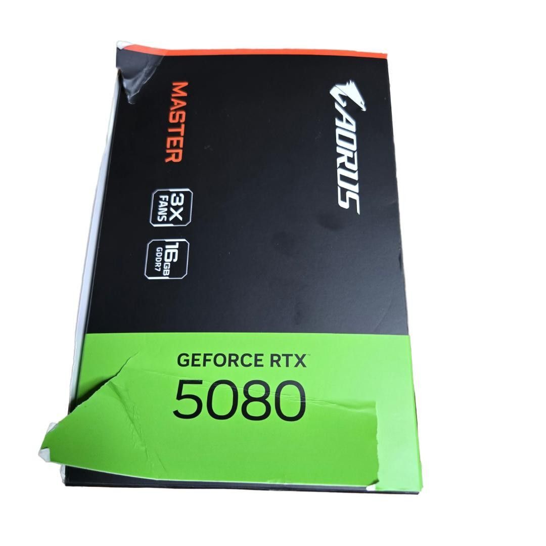 GIGABYTE AORUS MASTER RTX5080 16GB ギガバイト グラフィック GIGABYTE AORUS MASTER RTX5080 16GB ギガバイト グラフィック