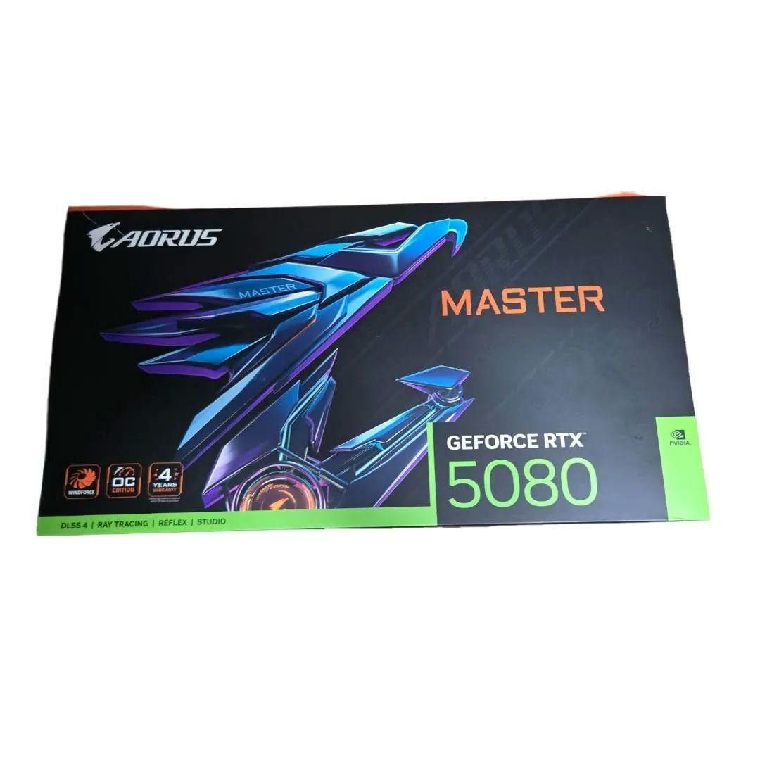 GIGABYTE AORUS MASTER RTX5080 16GB ギガバイト グラフィック GIGABYTE AORUS MASTER RTX5080 16GB ギガバイト グラフィック