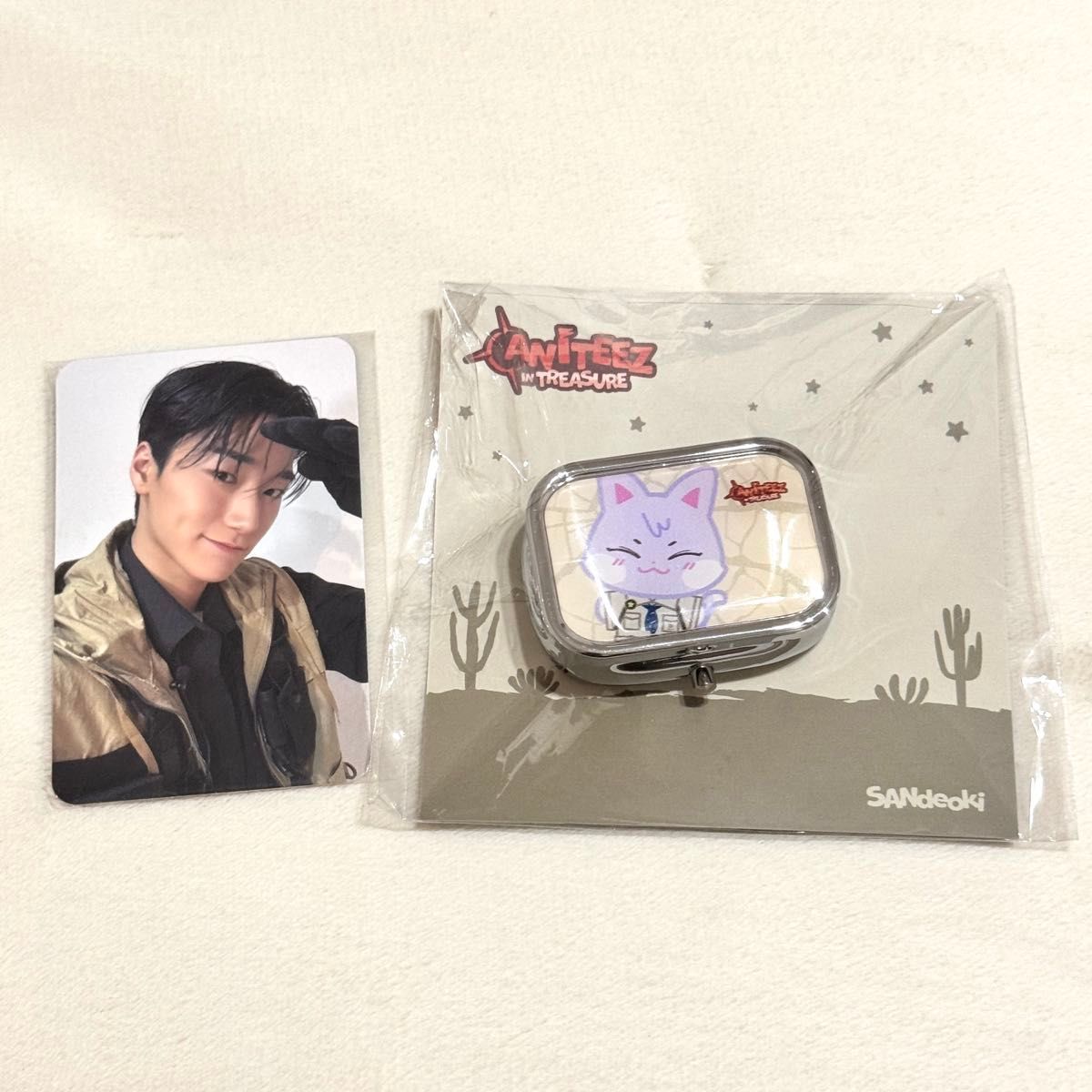 ATEEZ ANITEEZ ポップアップ MD トレカ ティンケース サン ATEEZ ANITEEZ ポップアップ MD トレカ ティンケース サン