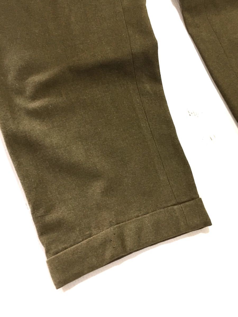 1944年製 米軍実用 WW-II 40’s ヴィンテージM-1937 Trousers Wool Serge OD Light Shade ウール トラウザーズ フィールドパンツ Sサイズ