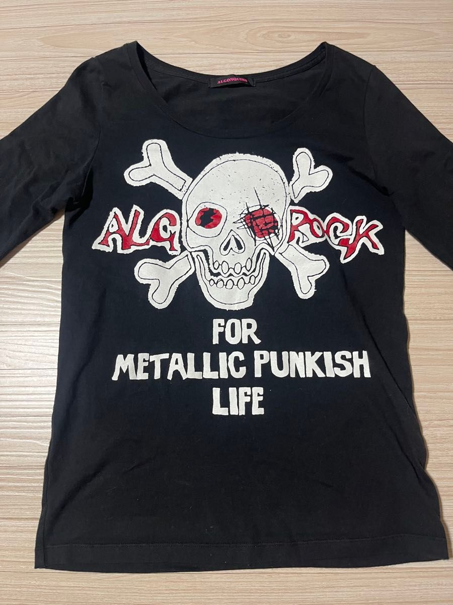 ALGONQUINS 長袖Tシャツ スカル ロック 黒|Yahoo!フリマ(旧 ALGONQUINS 長袖Tシャツ スカル ロック 黒|Yahoo!フリマ(旧