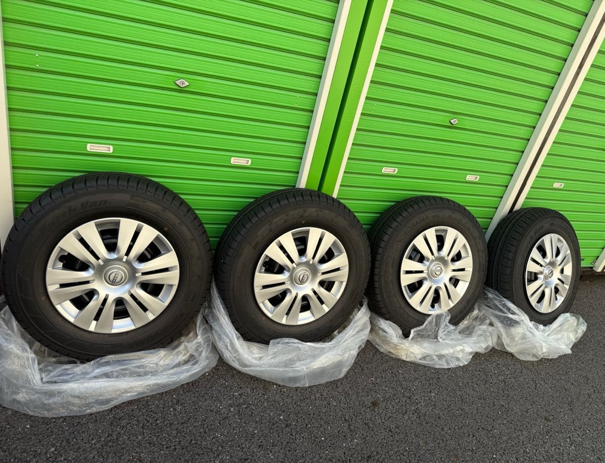 キャラバン 純正 ホイール タイヤ 新車外し 195/80R15|Yahoo キャラバン 純正 ホイール タイヤ 新車外し 195/80R15|Yahoo