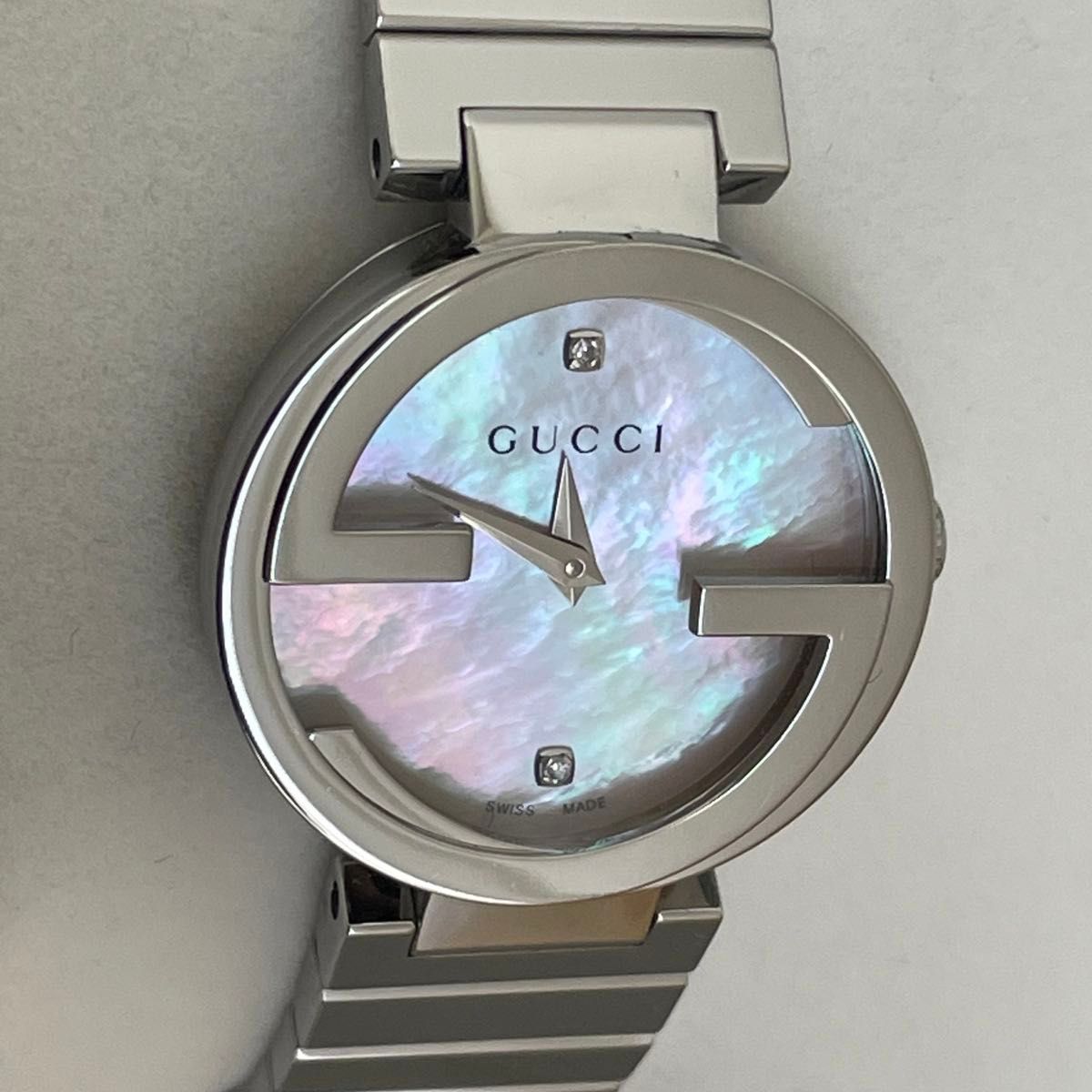 新品同様 極美品 GUCCI グッチ インターロッキング ダイヤ 新品同様 極美品 GUCCI グッチ インターロッキング ダイヤ