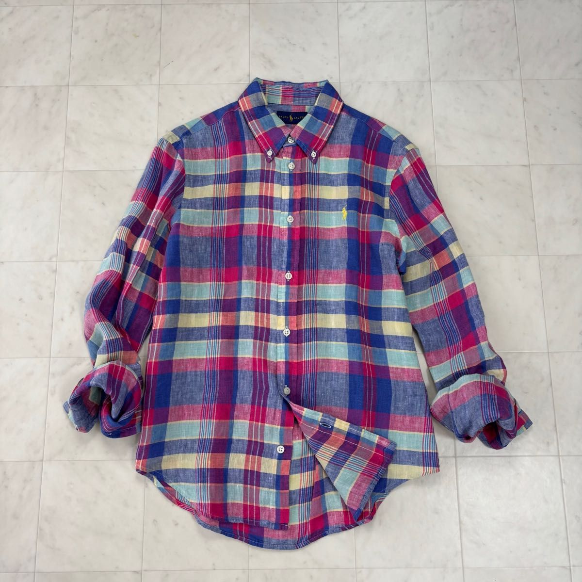 RALPH LAUREN 美品 リネンチェックシャツ|Yahoo!フリマ(旧 RALPH LAUREN 美品 リネンチェックシャツ|Yahoo!フリマ(旧