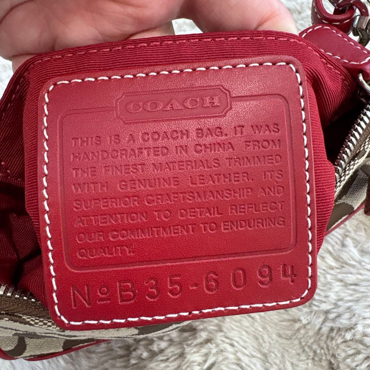 COACH コーチ シグネチャー キャンバス レザー ハンドバッグ COACH コーチ シグネチャー キャンバス レザー ハンドバッグ